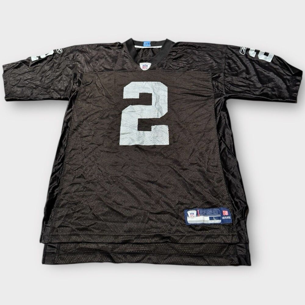 Oakland Raiders Jamarcus Russell Mesh Jersey Vegas Sz Large NFL GOAT Draft RARE